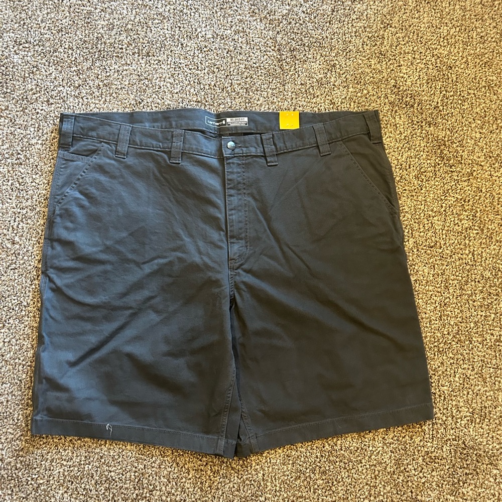 Carhartt Men's dark gray cargo shorts NWT. M23